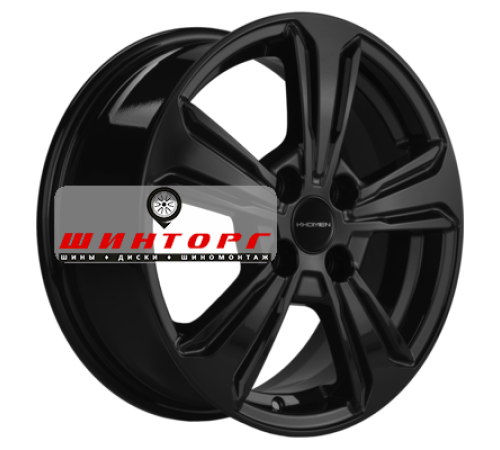 Купить диски Khomen Wheels 6x15/4x100 ET45 D56,6 KHW1502 (Nexia) Black от производителя Khomen Wheels в Казани