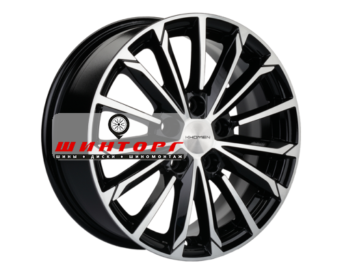 Купить диски Khomen Wheels 6,5x16/5x112 ET50 D57,1 KHW1611 (Octavia/Golf/Jetta) Black-FP от производителя Khomen Wheels в Казани