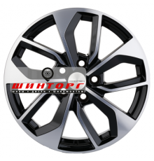 Khomen Wheels 7x17/5x112 ET43 D57,1 KHW1703 (Kodiaq/Tiguan) Black-FP