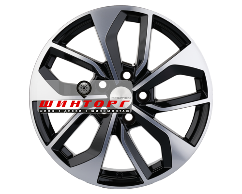 Купить диски Khomen Wheels 7x17/5x112 ET43 D57,1 KHW1703 (Kodiaq/Tiguan) Black-FP от производителя Khomen Wheels в Казани