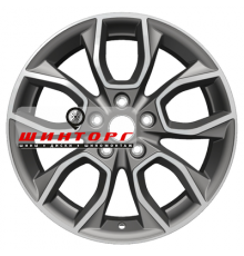 Khomen Wheels 7x17/5x114,3 ET40 D66,1 KHW1713 (Qashqai) Gray-FP