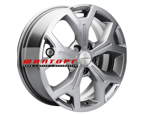 Купить диски Khomen Wheels 6,5x17/5x108 ET33 D60,1 KHW1710 (Chery Tiggo 7pro) Gray от производителя Khomen Wheels в Казани