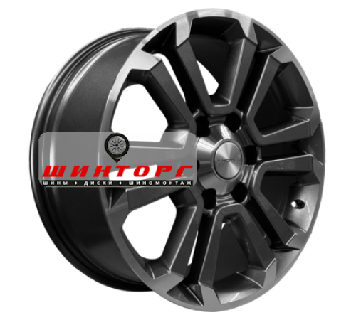 Купить диски Khomen Wheels 7,5x18/6x139,7 ET25 D106,1 KHW1817 (LC Prado) Gray-FP от производителя Khomen Wheels в Казани