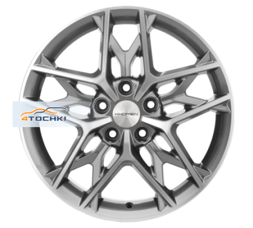 Купить диски Khomen Wheels 7x17/5x114,3 ET45 D60,1 KHW1709 (Changan/Geely/Lexus/Toyota) Gray-FP от производителя Khomen Wheels в Казани