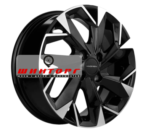 Купить диски Khomen Wheels 6x15/4x100 ET40 D60,1 KHW1508 (Logan/Sandero) Black-FP от производителя Khomen Wheels в Казани