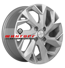 Khomen Wheels 5,5x14/4x100 ET43 D67,1 KHW1402 (Solaris/Logan/Rio) F-Silver-FP