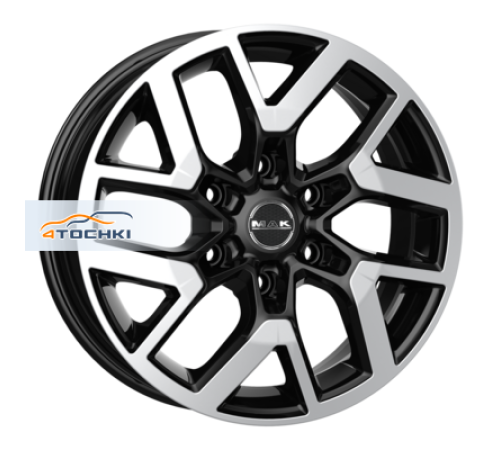 Купить диски MAK 7,5x17/6x139,7 ET33 D100,1 Gravel Black mirror от производителя MAK в Казани Купить диски MAK 7,5x17/6x139,7 ET33 D100,1 Gravel Black mirror от производителя MAK в Казани