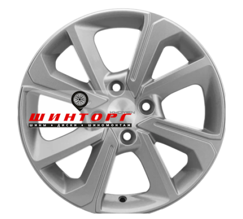 Купить диски Khomen Wheels 6x15/4x100 ET40 D60,1 KHW1501 (Logan/Sandero/Xray) F-Silver от производителя Khomen Wheels в Казани
