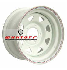 Off-Road Wheels 8x15/5x139,7 ET-19 D110 УАЗ (треуг. мелкий) Белый