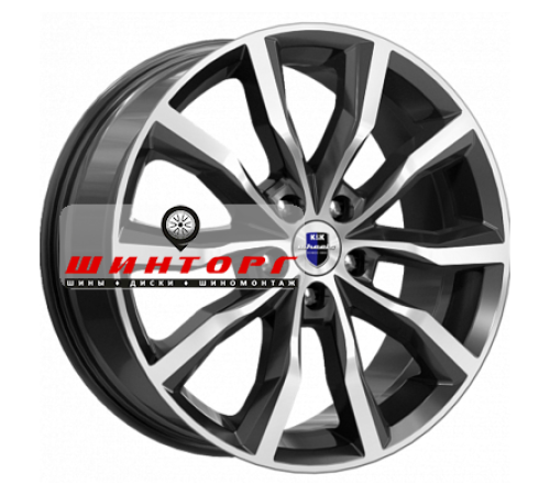 Купить диски K&K 7,5x18/5x114,3 ET45 D66,1 Портер (КС906) Алмаз черный от производителя K&K в Казани