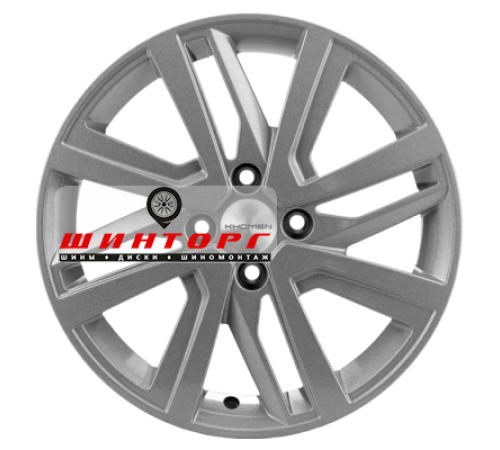 Купить диски Khomen Wheels 6x16/4x100 ET46 D54,1 KHW1609 (Rio II/Solaris II) F-Silver от производителя Khomen Wheels в Казани