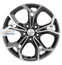 Khomen Wheels 7x17/5x114,3 ET45 D66,1 KHW1702 (Teana/X-trail) Black-FP