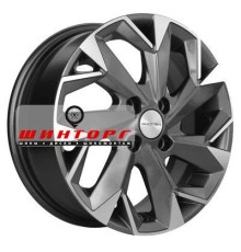 Khomen Wheels 5,5x14/4x98 ET35 D58,5 KHW1402 Gray-FP