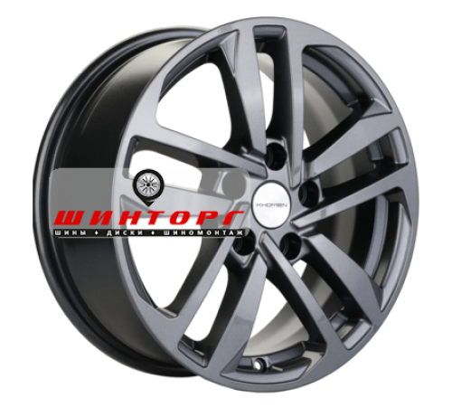 Купить диски Khomen Wheels 6,5x16/5x100 ET39 D57,1 KHW1612 (Polo) Gray от производителя Khomen Wheels в Казани