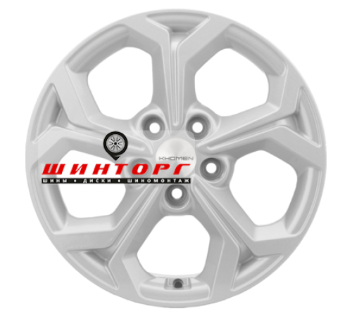 Купить диски Khomen Wheels 6,5x16/5x114,3 ET50 D66,1 KHW1606 (Renault/Nissan) F-Silver от производителя Khomen Wheels в Казани