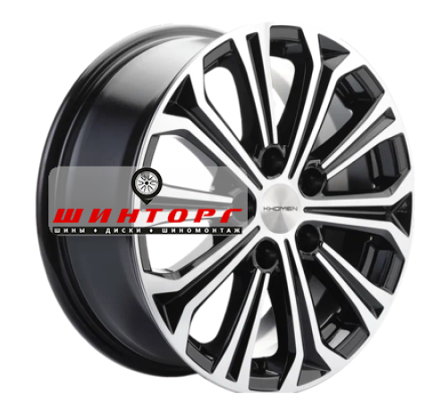 Купить диски Khomen Wheels 6,5x16/5x112 ET50 D57,1 KHW1610 (Octavia) Black-FP от производителя Khomen Wheels в Казани