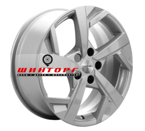 Купить диски Khomen Wheels 7x17/5x108 ET40 D54,1 KHW1712 (Jac/Москвич 3) F-Silver от производителя Khomen Wheels в Казани