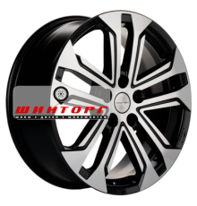 Khomen Wheels 7x18/5x114,3 ET53 D54,1 KHW1803 (Geely Coolray) Black-FP