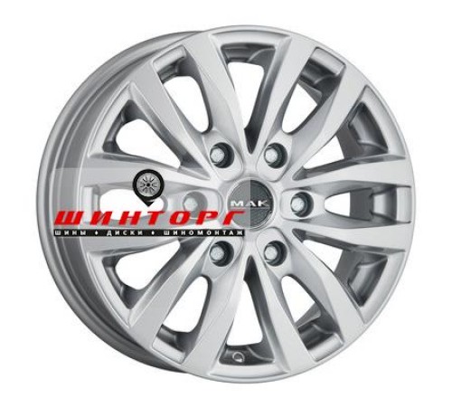 Купить диски MAK 7x17/5x120 ET60 D65,1 Load 5 Silver от производителя MAK в Казани