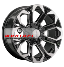 LS 9x20/6x139,7 ET20 D106,1 1366 BKF (конус, Колпак+лого)