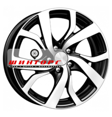 K&K 6,5x16/5x110 ET39 D65,1 Палермо (КС607) Алмаз черный