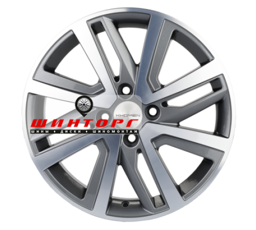 Купить диски Khomen Wheels 6x16/4x100 ET37 D60,1 KHW1609 (Stepway) Gray-FP от производителя Khomen Wheels в Казани Купить диски Khomen Wheels 6x16/4x100 ET37 D60,1 KHW1609 (Stepway) Gray-FP от производителя Khomen Wheels в Казани