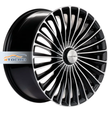 Khomen Wheels 9,5x20/5x112 ET38 D66,6 KHW2008 (Mercedes Rear) Black-FP