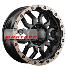 LS 7,5x17/6x139,7 ET30 D106,1 1285 BKS+BZSL (конус, Колпак+лого)