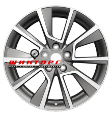 Khomen Wheels 7x18/5x112 ET45 D57,1 KHW1802 (Karoq) Gray-FP