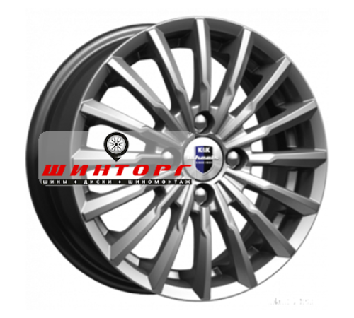 Купить диски K&K 5,5x14/4x100 ET45 D56,6 Акцент (КС641) Дарк платинум от производителя K&K в Казани