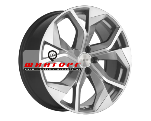 Купить диски Khomen Wheels 8,5x20/5x112 ET33 D66,6 KHW2006 (Audi/VW) Brilliant Silver-FP от производителя Khomen Wheels в Казани