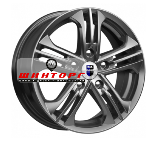Купить диски K&K 6x15/5x114,3 ET44 D67,1 Trinity-оригинал (КС615) Дарк платинум от производителя K&K в Казани