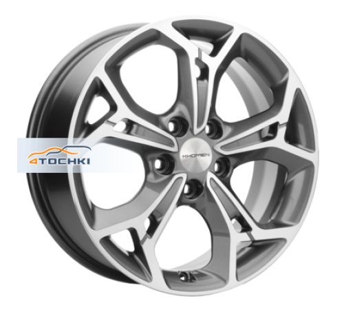 Купить диски Khomen Wheels 7x17/5x110 ET46 D63,3 KHW1702 (Changan CS35/CS35 Pro) Gray-FP от производителя Khomen Wheels в Казани Купить диски Khomen Wheels 7x17/5x110 ET46 D63,3 KHW1702 (Changan CS35/CS35 Pro) Gray-FP от производителя Khomen Wheels в Казани
