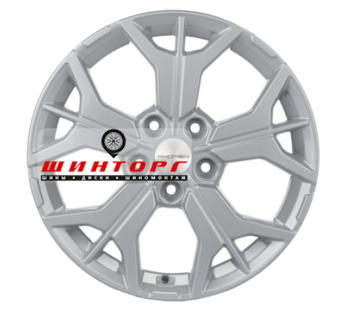 Купить диски Khomen Wheels 7x17/5x114,3 ET45 D60,1 KHW1715 (Changan/Geely/Lexus/Toyota) F-Silver от производителя Khomen Wheels в Казани