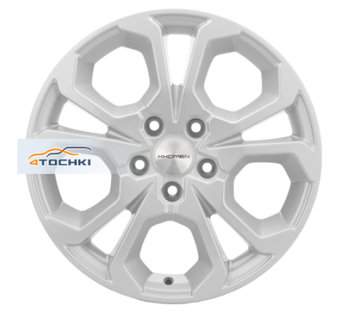 Купить диски Khomen Wheels 6,5x17/5x114,3 ET50 D66,1 KHW1711 (Arkana/Kaptur) F-Silver от производителя Khomen Wheels в Казани