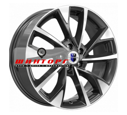 Купить диски K&K 7x17/5x108 ET45 D60,1 Роквуд (КС900) Алмаз черный от производителя K&K в Казани