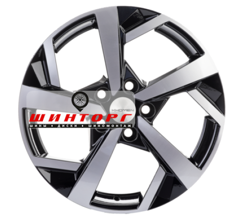 Купить диски Khomen Wheels 7x17/5x112 ET43 D57,1 KHW1712 (Karoq/Octavia/Passat/Tiguan) Black-FP от производителя Khomen Wheels в Казани