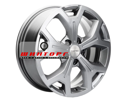 Купить диски Khomen Wheels 6,5x17/5x108 ET33 D60,1 KHW1710 (Chery Tiggo/Tiggo 7 Pro) Gray от производителя Khomen Wheels в Казани