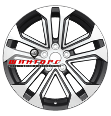 Khomen Wheels 7x18/5x112 ET43 D57,1 KHW1803 (Kodiaq/Tiguan) Black-FP