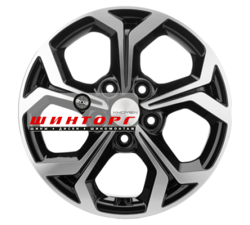 Купить диски Khomen Wheels 6,5x16/5x108 ET50 D63,3 KHW1606 (Focus) Black-FP от производителя Khomen Wheels в Казани Купить диски Khomen Wheels 6,5x16/5x108 ET50 D63,3 KHW1606 (Focus) Black-FP от производителя Khomen Wheels в Казани