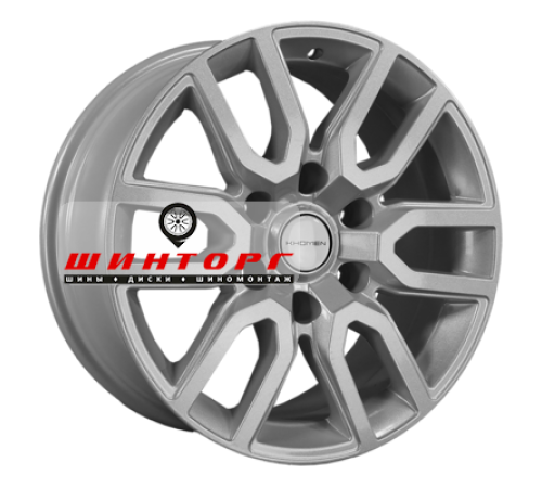 Купить диски Khomen Wheels 8x17/6x139,7 ET30 D106,1 KHW1723 (JAC T6 Pickup) F-Silver от производителя Khomen Wheels в Казани