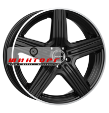 MAK 9x18/5x112 ET50 D66,6 Lewis Gloss Black Mirror Ring