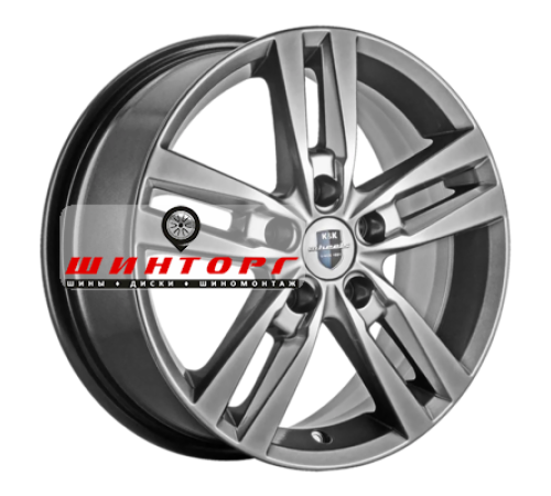 Купить диски K&K 6,5x16/5x100 ET48 D56,1 Rassvet-оригинал (КС868) Дарк платинум от производителя K&K в Казани