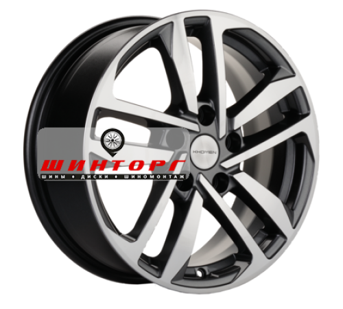 Купить диски Khomen Wheels 6,5x16/5x112 ET46 D57,1 KHW1612 (Octavia A7) Gray-FP от производителя Khomen Wheels в Казани