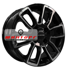 Khomen Wheels 5,5x14/4x100 ET43 D60,1 KHW1406 (Toyota Corolla) Black-FP
