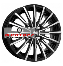 K&K 7x17/4x100 ET43 D60,1 Акцент-оригинал (КС562) Алмаз черный