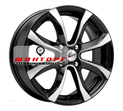 Купить диски iFree 6x15/4x108 ET45 D63,35 Дайс (КС696) Блэк Джек от производителя iFree в Казани
