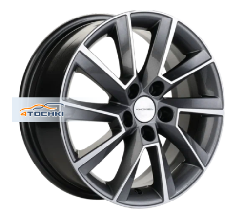 Купить диски Khomen Wheels 6x15/5x100 ET38 D57,1 KHW1507 (Rapid/Fabia) Gray-FP от производителя Khomen Wheels в Казани Купить диски Khomen Wheels 6x15/5x100 ET38 D57,1 KHW1507 (Rapid/Fabia) Gray-FP от производителя Khomen Wheels в Казани