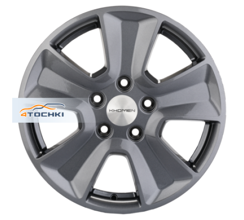Купить диски Khomen Wheels 6,5x16/5x114,3 ET50 D66,1 KHW1601 (Renault/Nissan) Gray от производителя Khomen Wheels в Казани