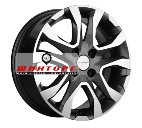 Купить диски Khomen Wheels 6x15/4x100 ET50 D60,1 KHW1503 (Vesta) Gray-FP от производителя Khomen Wheels в Казани